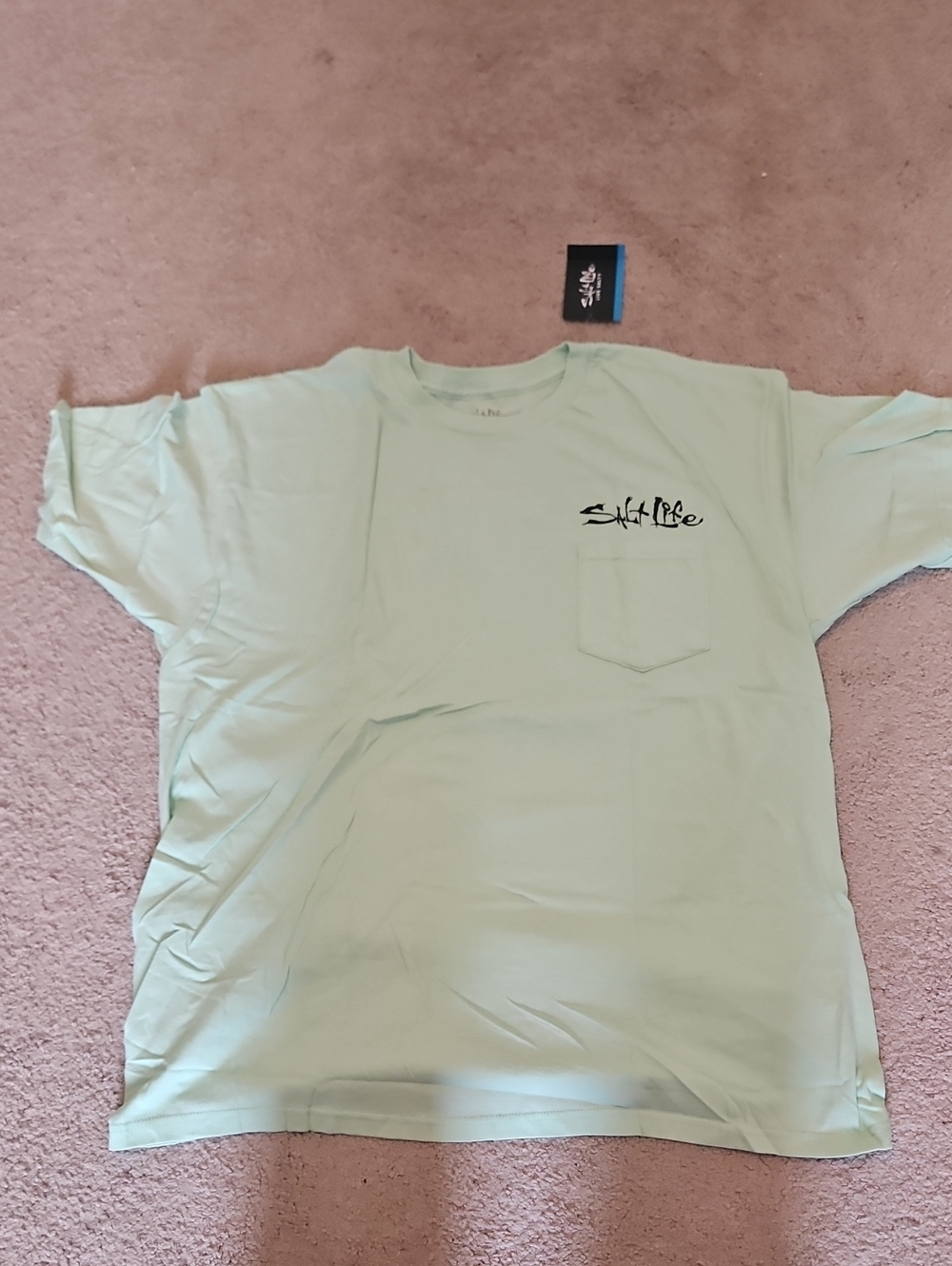 New Salt Life Graphic Tees - Mint & Khaki - Picture 2 of 16